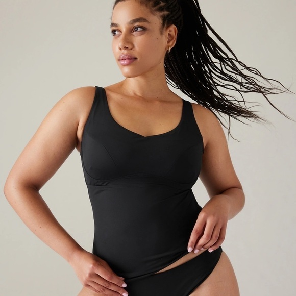 NWT! Athleta Black Bondi Bra Cup Tankini - Multiple Sizes - Picture 1 of 8
